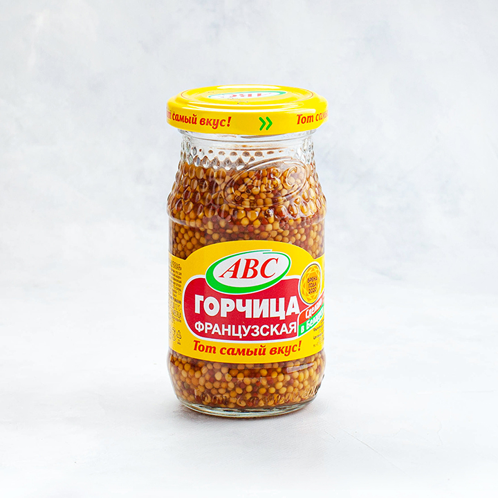 Горчица Французская 160г/15 шт АВС