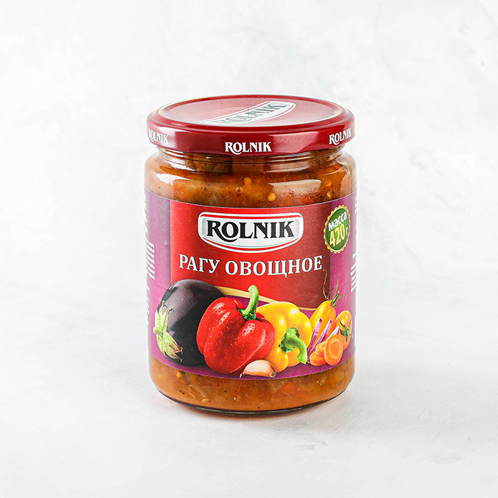 Рагу овощное с баклажанами 420г РБ Рольник