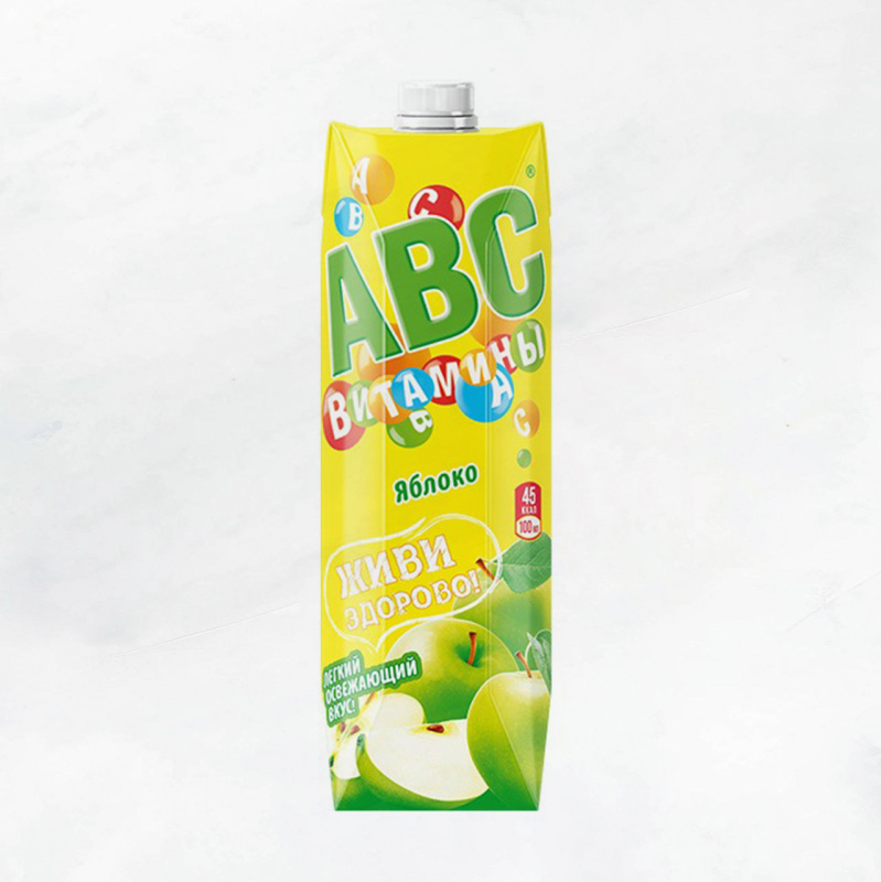 Нектар 1.0 Яблочный с мяк. Будь здоров призма АВС
