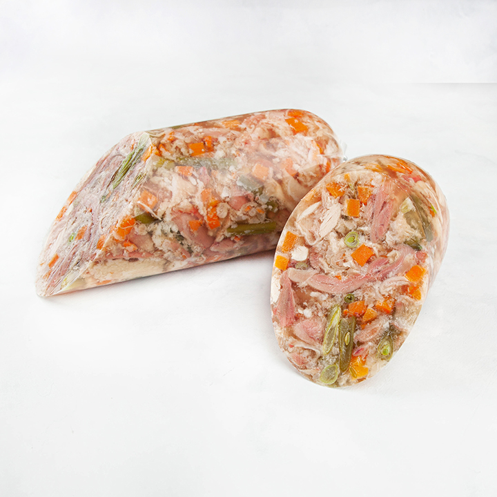 Мозаика в желе А-ля индюшка копченая с овощами ТМ Новиков Смоленск