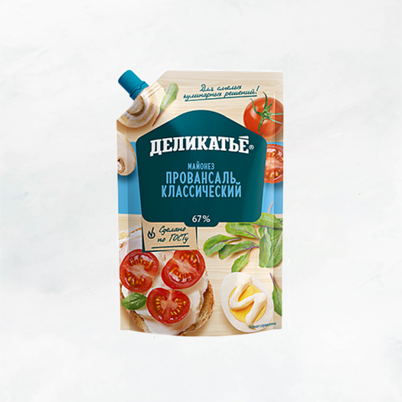 Майонез "Провансаль Классический" 400мл 67% Деликатье КАМАКО