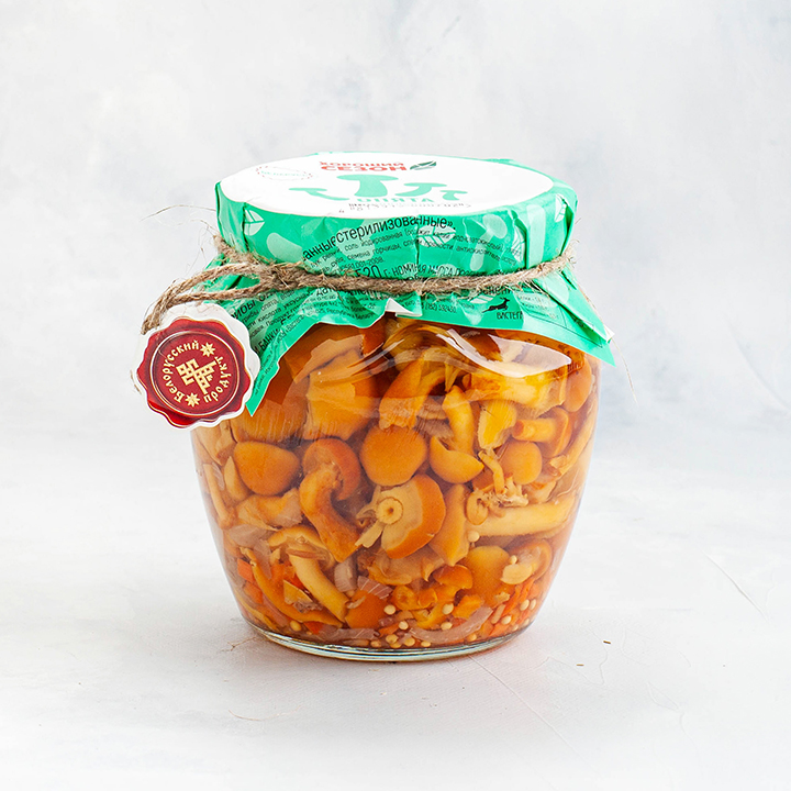 Грибы Опята марин.ст/б 580 мл /12 шт  Хороший Сезон 