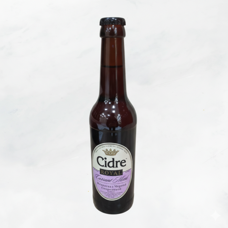 Медовуха "Черная смородина" 0,33л 5% ТМ Сidre ROYAL РоялФрутБел