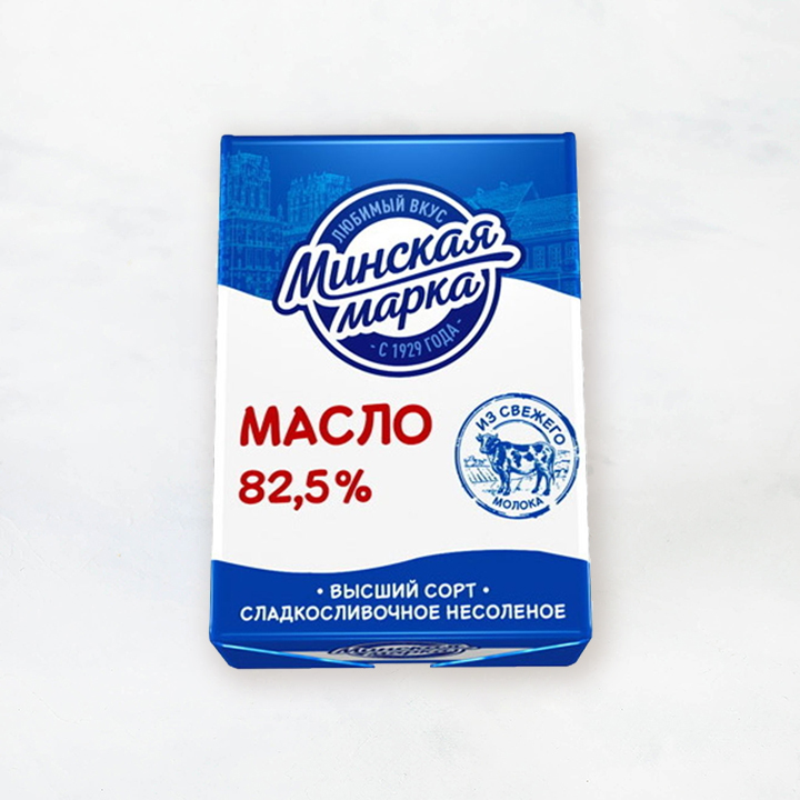 Масло Минская марка 82,5% 180г Минский1
