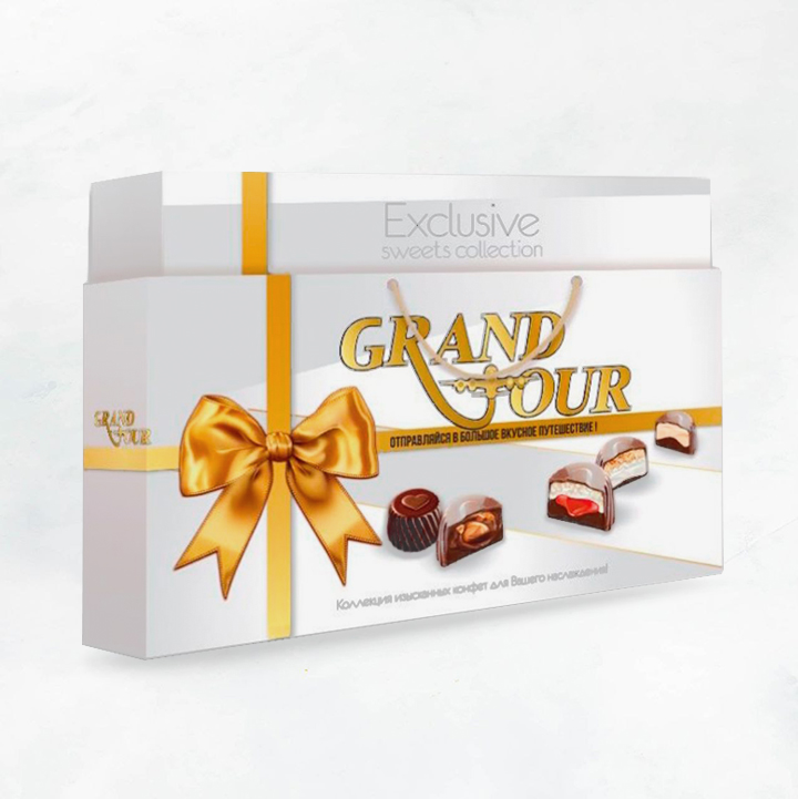 Набор конфет Grand TOUR белый 370г Россия
