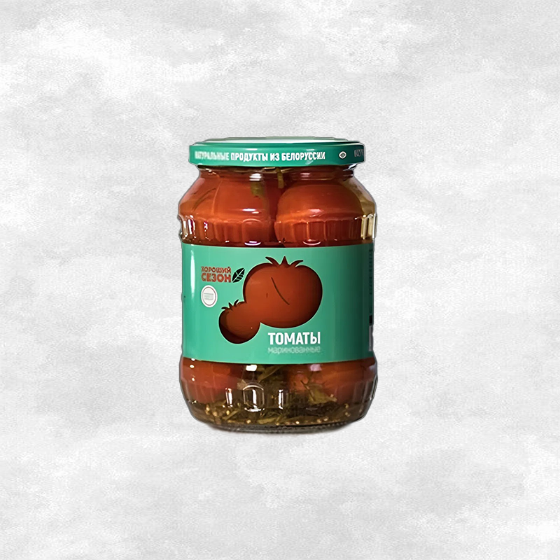 Томаты в собственном соке стерил. ст/б 720 мл/8 шт Хороший Сезон 