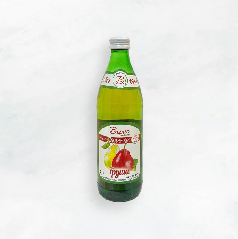 ГРУША Напиток газированный стекло 0,5л ТМ Верас Ессентуки