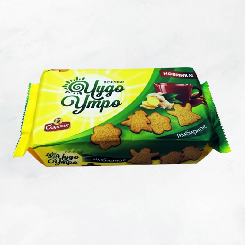 Печенье Чудо утро имбирное 150г (1/12шт) Спартак