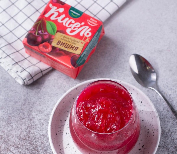 Кисель с фруктовым ароматом "Вишня"  220г Лидкон