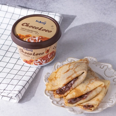 Паста десертная с какао и фундуком 25% 250г ChocoLoco Беллакт