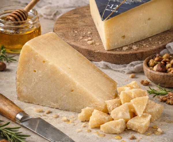 Сыр ТМ Брест-Литовск ВЫДЕРЖАННЫЙ 12м 45% 1/4 круга Савушкин продукт