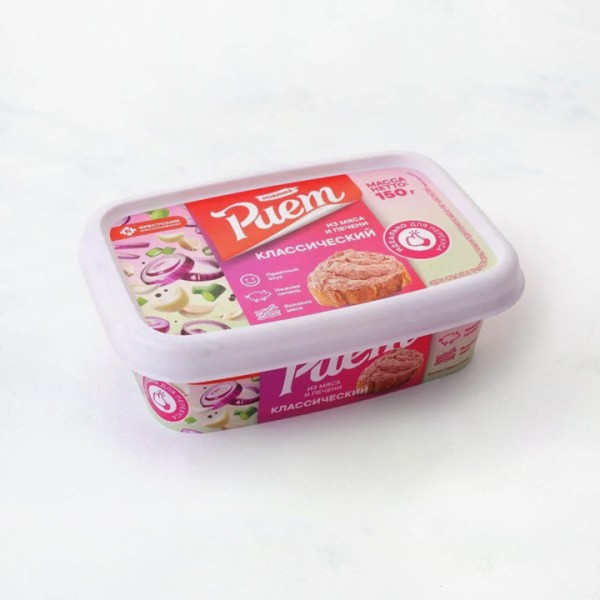 Риет классический изд мясное вар. 150г Брестский МК