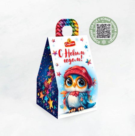 Новогодний подарок 300г "Гостинец из детства" карт. кор. Спартак