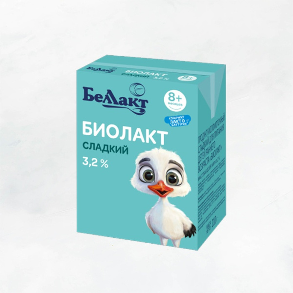 Продукт кисломолочный сладкий "Биолакт" 3,2%  210г Беллакт