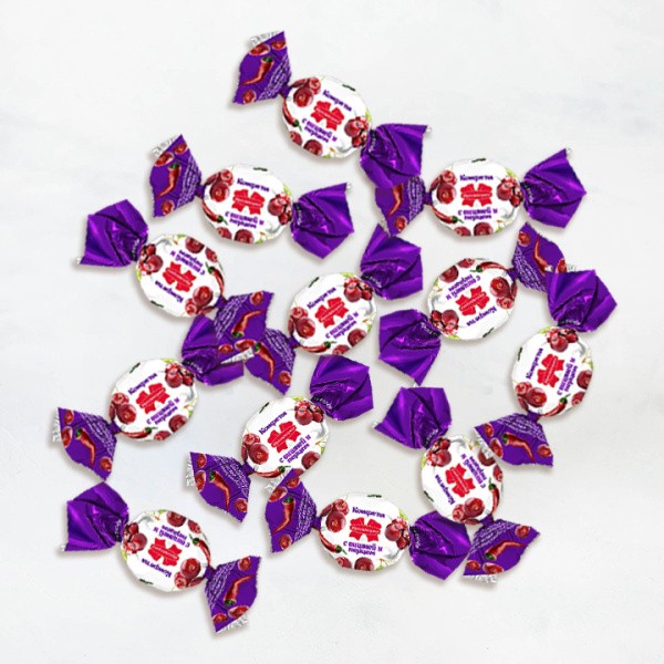 Конфеты Коммунарка с Вишней и перцем глазированные Коммунарка