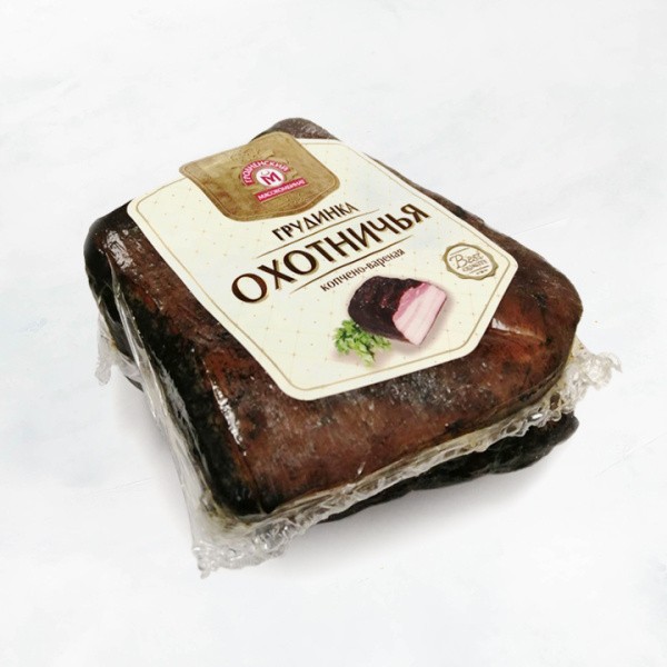 Грудинка ОХОТНИЧЬЯ в/к вак цел.кус. Гродно