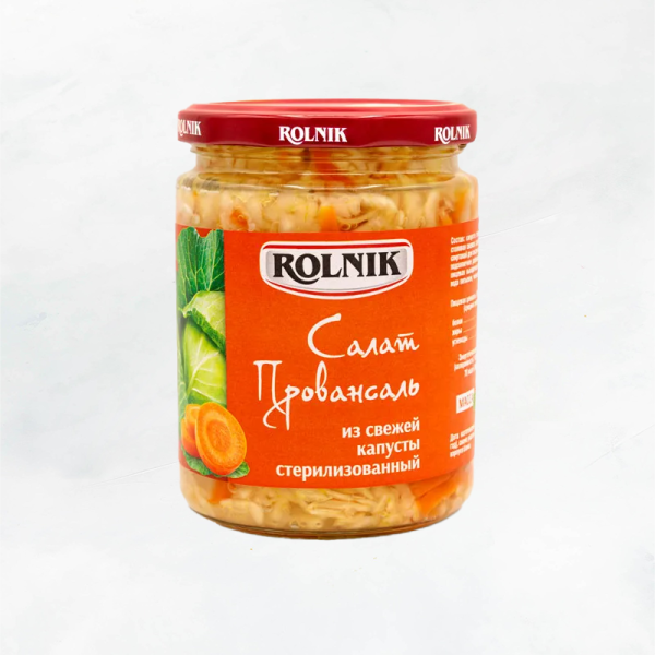 Салат Провансаль из свежей капусты 420г РБ Рольник