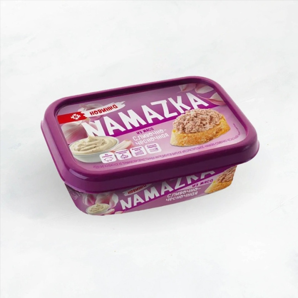 Намазка сливочно-чесночная изд мясо-раст вар. 150г Брестский МК