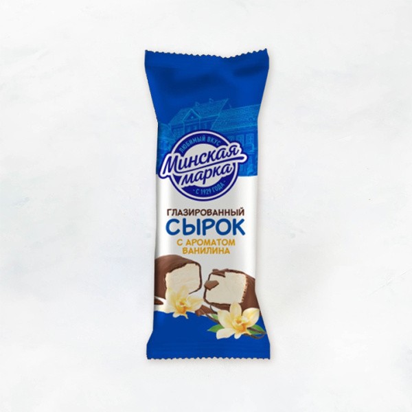 Сырок с ванилином творож. глазир. 23% 45г Минская марка