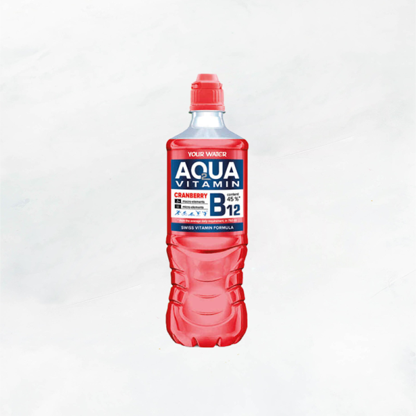 Н-к АКВА ВИТАМИН клюква и В12 "YW" негаз.0,75л ТомбАп