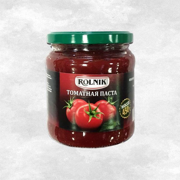 Паста томатная 25% 400мл/450г РБ Рольник