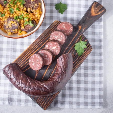 Колбаса "Крестьянская" кровяная мясн.запеч. н.об. ГАЗ Брестский МК