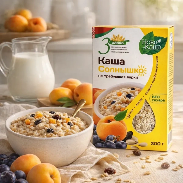 Каша Солнышко 3 злака 300г Гомель