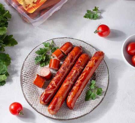 Колбаски п/к Кабаносы для гриля с сыром в/с газ Березовский МКК