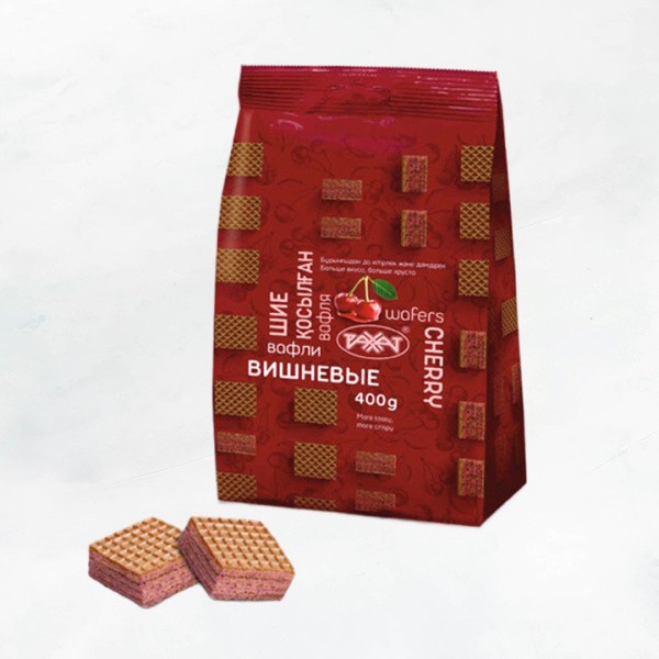 Вафли "Рахат" вишневые 400 г 1/6 Рахат