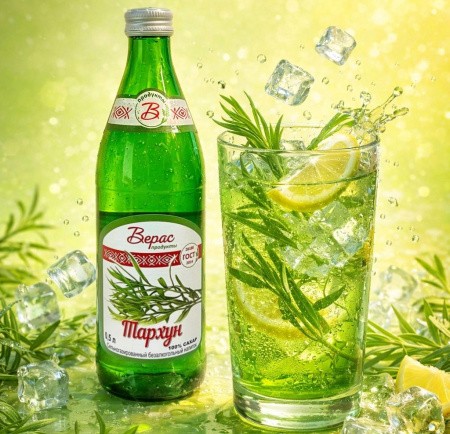 ТАРХУН Напиток газированный стекло 0,5л ТМ Верас Ессентуки