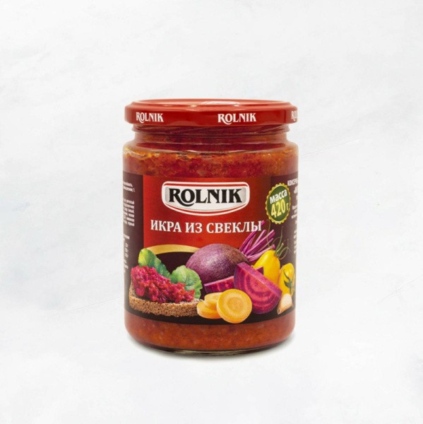 Икра из свеклы 420мл/420г РБ Рольник