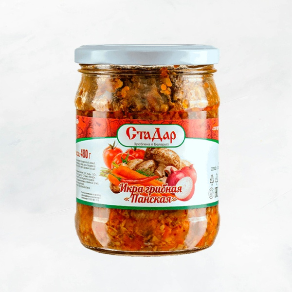 Икра грибная "Панская" стер. 480г ТМ СтаДар