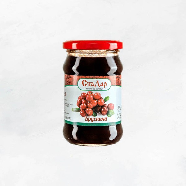 Варенье брусничное 350г ТМ СтаДар