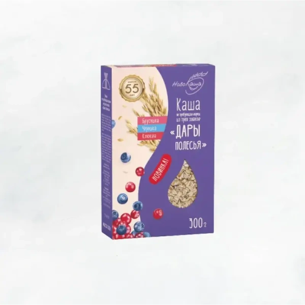 Каша Дары полесья (брусн. черн.клюква) 300г Гомель